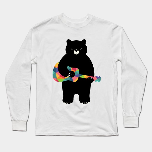 Happy Song Long Sleeve T-Shirt by AndyWestface